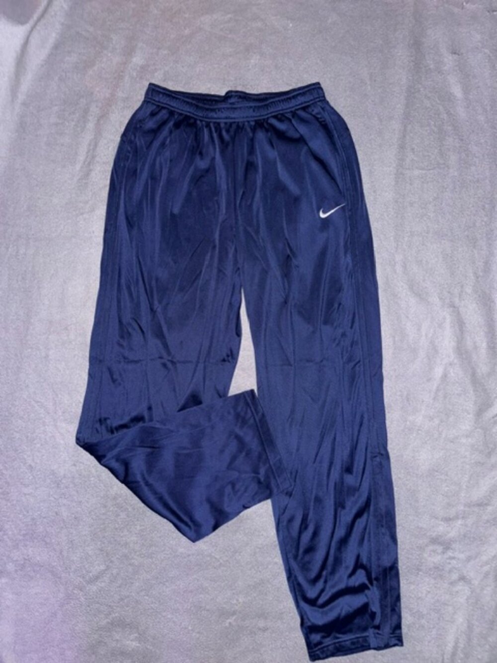 Nike Dri-FIT Jogger Pants Mens Large Navy Blue Athletic Sweatpants Lined
